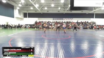 132 lbs Cons. Round 3 - Jack Gregson, San Marino vs Xavier Castellanos, Anaheim
