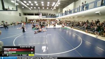 120 lbs Quarterfinal - Brig Brooker, Sons Of Atlas vs Bridger Olsen, SYRACUSE