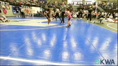 55 lbs Rr Rnd 3 - Valerie Baeza, Woodward Youth Wrestling vs Nova Wright, D3 Wrestling Cluib