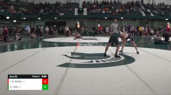 165 lbs Champ. Round 2 - Andrew Knick, Findlay vs Caleb Fish, Michigan State