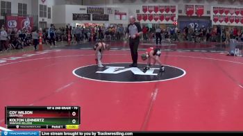 70 lbs Round 1 - Coy Wilson, Grapplers vs Kolton Lehnertz, Wabasha Kellogg