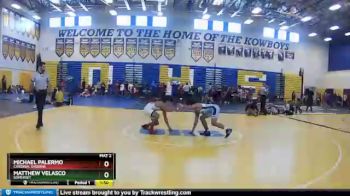 126 lbs Champ. Round 2 - Michael Palermo, Cardinal Gibbons vs Matthew Velasco, Somerset