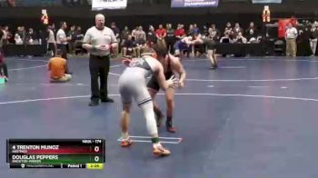 174 lbs Champ. Round 1 - Douglas Peppers, Brewton-Parker vs 4 Trenton Munoz, Hastings