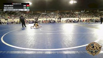 67 lbs Consi Of 16 #2 - Leland Riley, Midwest City Bombers Youth Wrestling Club vs Max Jansing, Prodigy Elite Wrestling