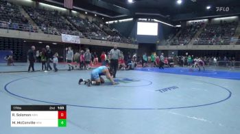 171 lbs Semifinal - Ryan Solomon, Abington vs Max McConville, New Florence