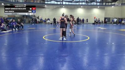 117 lbs Round 1 - Mia Kurth, Hawkeye Community College vs Ashley Gonzalez Escalante, Waldorf University