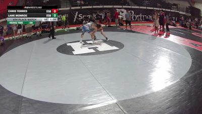 126 lbs 1st Place Match - Chris Torres, Utah vs Lane Monroe, Utah