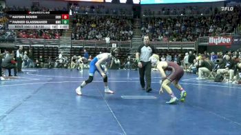 1A-138 lbs Champ. Round 1 - Hayden Roush, Shenandoah vs Parker Glassmaker, MMC/RU