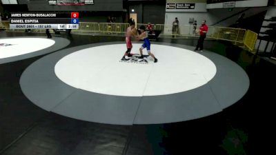 157 lbs Cons. Sub-quarters - James Newton-Busalacchi vs Daniel Espitia