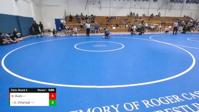 138 lbs Cons. Round 4 - Cristian Villarreal, The Snake Pit vs Kameron Rush, USA Gold