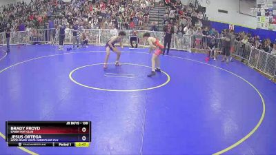 138 lbs Cons. Round 1 - Brady Froyd, Canby Mat Club vs Jesus Ortega, Hood River Youth Wrestling Clu