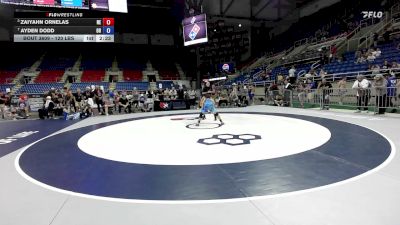 120 lbs Cons. Sub-semis - Zaiyahn Ornelas, NE vs Ayden Dodd, OH