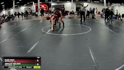 130 lbs Round 2 (4 Team) - Alex Diaz, Red Devil WC vs Deegan Nelson, Full Circle