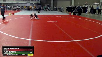 85 lbs Semis (4 Team) - Collin Rosendahl, UNITED vs Matthew Bosl, LPGE/B Wolves