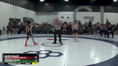 70 lbs Quarterfinals (8 Team) - Oliver Umlauf, Steel Valley Renegades Wrestling Club vs Emerson Euliss, Missouri Gold