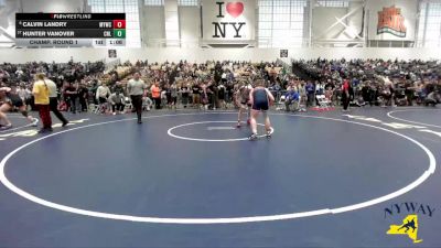 190 lbs Champ. Round 1 - Hunter Vanover, Club Not Listed vs Calvin Landry, Malone Youth Wrestling Club