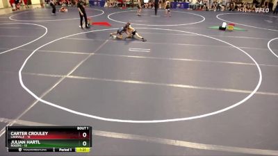 72 lbs Round 1 (4 Team) - Carter Crouley, Lakeville vs Julian Hartl, Rogers