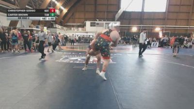 285 lbs Rr Rnd 2 - Christopher Godso, Northfield Mount Hermon vs Carter Brown, Team Missouri Select