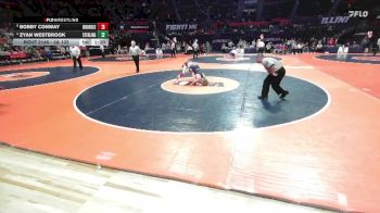 2A 132 lbs Quarterfinal - Bobby Conway, Chicago (Brother Rice) vs Zyan Westbrook, Sterling (H.S.)