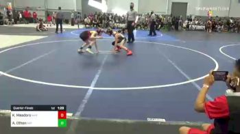 78 lbs Quarterfinal - Kingston Meadors, War Hammer vs Alex Othon, Mat Demon WC