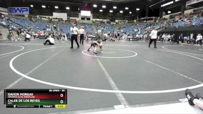 55 lbs Quarterfinal - Caleb De Los Reyes, WTC vs Xavior Morgas, Maverick Elite Wrestling