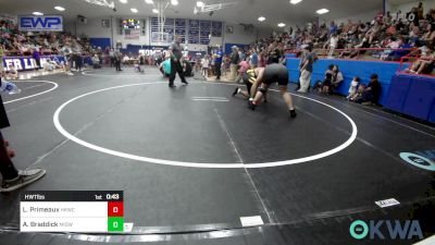 Rr Rnd 2 - Lillian Primeaux, Henryetta Knights Wrestling Club vs Aaron Braddick, Midwest City Bombers Youth Wrestling Club