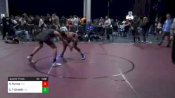 145 lbs Quarterfinal - Hector Torres, Fisheye vs Cooper Theriault-Dinielli, Fisheye