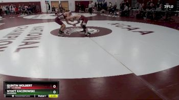 125 lbs Semifinal - Wyatt Kaczrowski, Augsburg vs Quintin Wolbert, UW - La Crosse