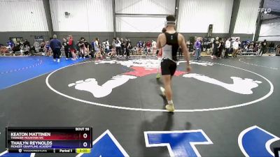 150 lbs Quarterfinal - Keaton Mattinen, Thunder Mountain WC vs Thailyn Reynolds, Pioneer Grappling Academy