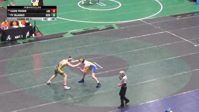 157 lbs Consi Of 4 - Cade Feger, Line Mountain vs Ty Blasko, Derry Area