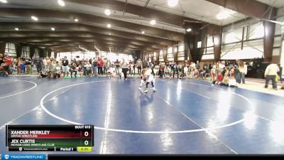 49 lbs Cons. Round 2 - Xander Merkley, Uintah Wrestling vs Jex Curtis, Payson Lions Wrestling Club