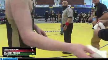 145 lbs Semifinals (4 Team) - Jesse Vanorden, Wantagh Sr High vs Brandon Reinoso, Brentwood High Sch