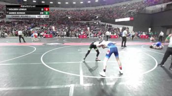 125 lbs Champ. Round 2 - Holden Lomax, Spencer Columbus vs James Nowak, Coleman Youth Wrestling