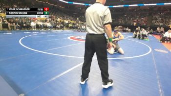 175 Class 1 lbs Cons. Round 1 - Bostyn Wilson, Warsaw vs Jesse Schroeder, Fatima