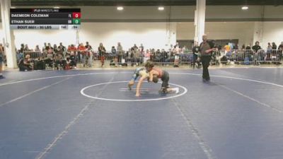 90 lbs Consi Of 16 #2 - Daemeon Coleman, FL vs Ethan Suer, OH