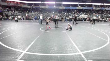 52 lbs Consolation - Elijah Beck, Top Rank Hammers vs Brennon Potter, King Select Wr Ac