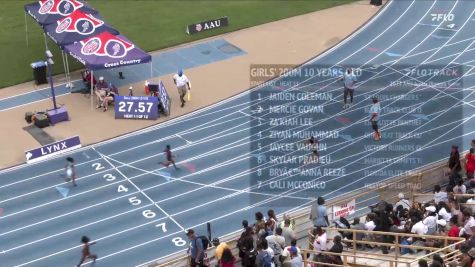 Youth Girls' 200m, Finals 12 - Age 10