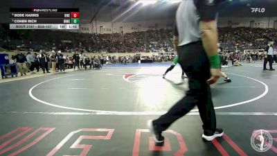 B5A-157 lbs Quarterfinal - Cohen Rich, Bishop McGuinness vs Bode Harris, Bishop Kelley