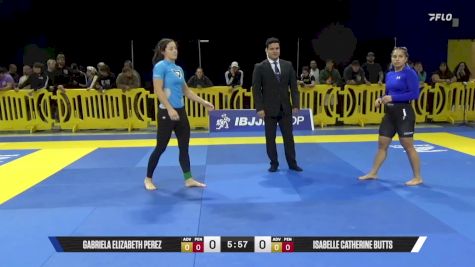 Gabriela Elizabeth Perez vs Isabelle Catherine Butts 2025 Pan IBJJF Jiu-Jitsu No-Gi Championship