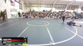 132 lbs Cons. Round 3 - Alexis Fenn, Coolidge vs Sara Nolan, Basha