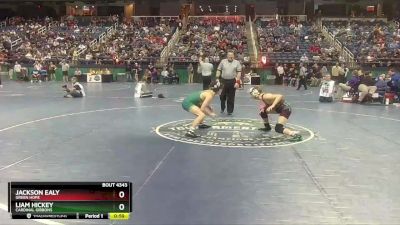 4A 126 lbs Cons. Semi - Liam Hickey, Cardinal Gibbons vs Jackson Ealy, Green Hope