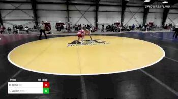 141 lbs Consi Of 8 #2 - Cosmo Stoia, Rhode Island College vs Tristan Julian, Western New England