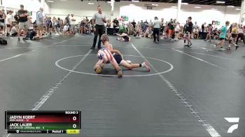 68 lbs Round 3 (4 Team) - Jadyn Koert, Iron Horse vs Jack Lauer, U2 Upstate Uprising Red