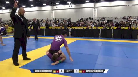 Kayden Jay Broussard vs Washington Ferreira Dos Santos 2024 World IBJJF Jiu-Jitsu No-Gi Championship