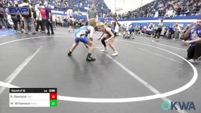 67 lbs Round Of 16 - Ruby Rowland, Little Axe Takedown Club vs Matthew Williamson, Choctaw Ironman Youth Wrestling