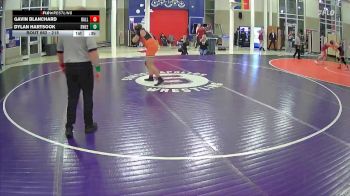 215 lbs Cons. Round 2 - Dylan Hartsook, Sweet Home vs Gavin Blanchard, Dallas