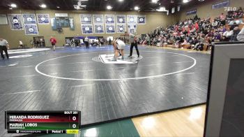 235 lbs Cons. Semi - Miranda Rodriguez, Firebaugh vs Mariah Lobos, Bakersfield