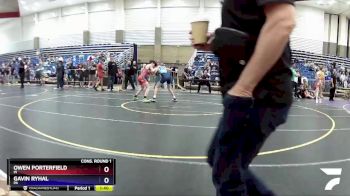 114 lbs Cons. Round 1 - Owen Porterfield, IN vs Gavin Ryhal, PA