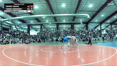 190 lbs Cons. Semi - Jaeden Czerwinsky, Mcqueen vs Jeffrey Heaton, Carson