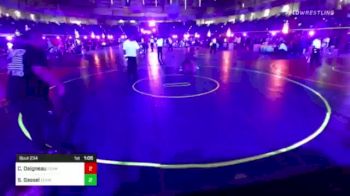 130 lbs Semifinal - Cheyenne Daigneau, Team Montana vs Skyler Gassel, Team Thunder